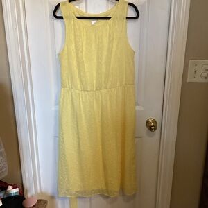 Christopher & Banks Sunny Yellow WomensDress NWOT